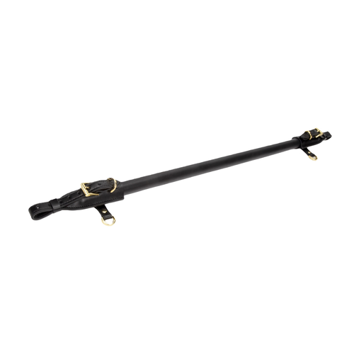 Luxefetters Black & Gold Spreader Bar with Cuffs