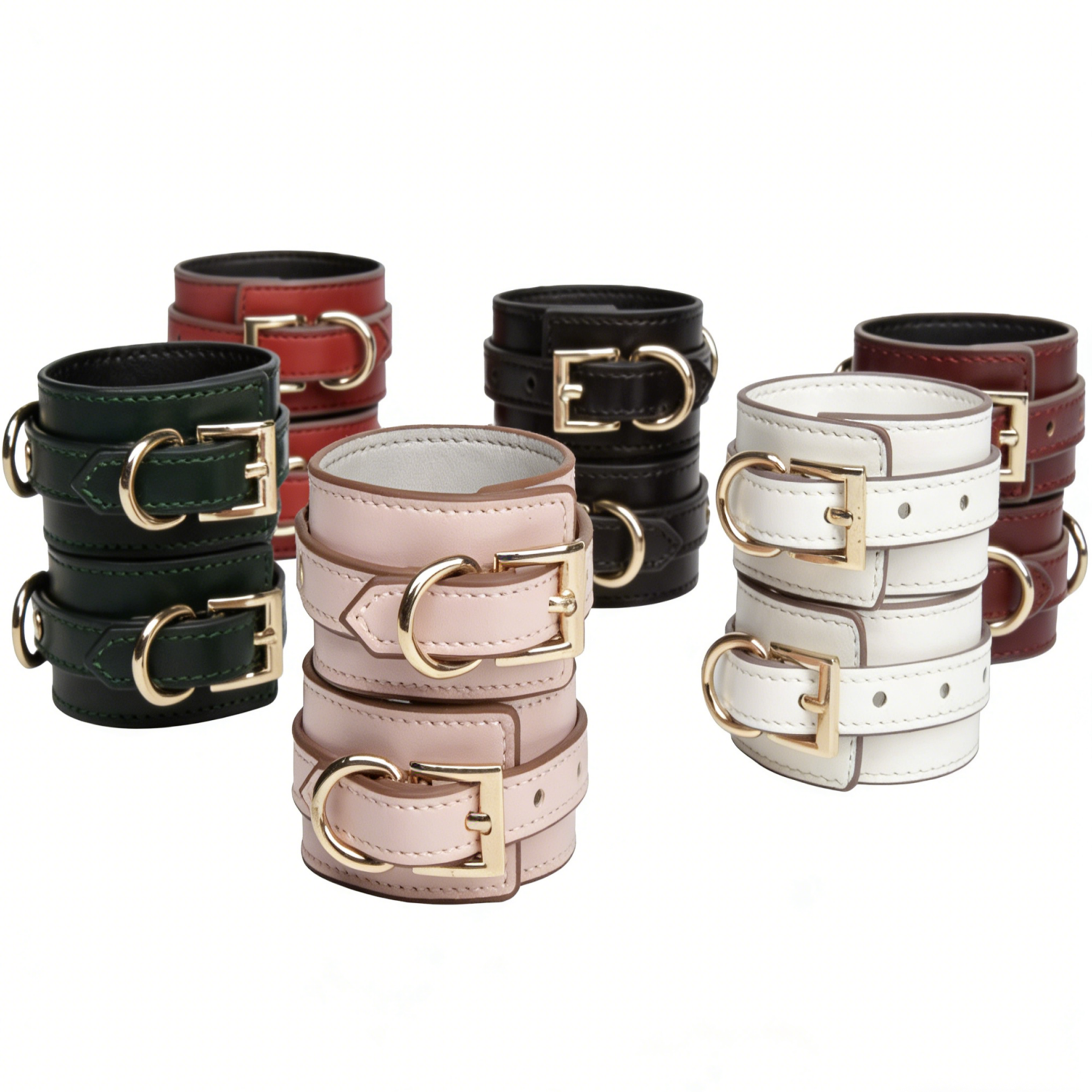 Luxefetters Wrist Cuffs with Connector Strap