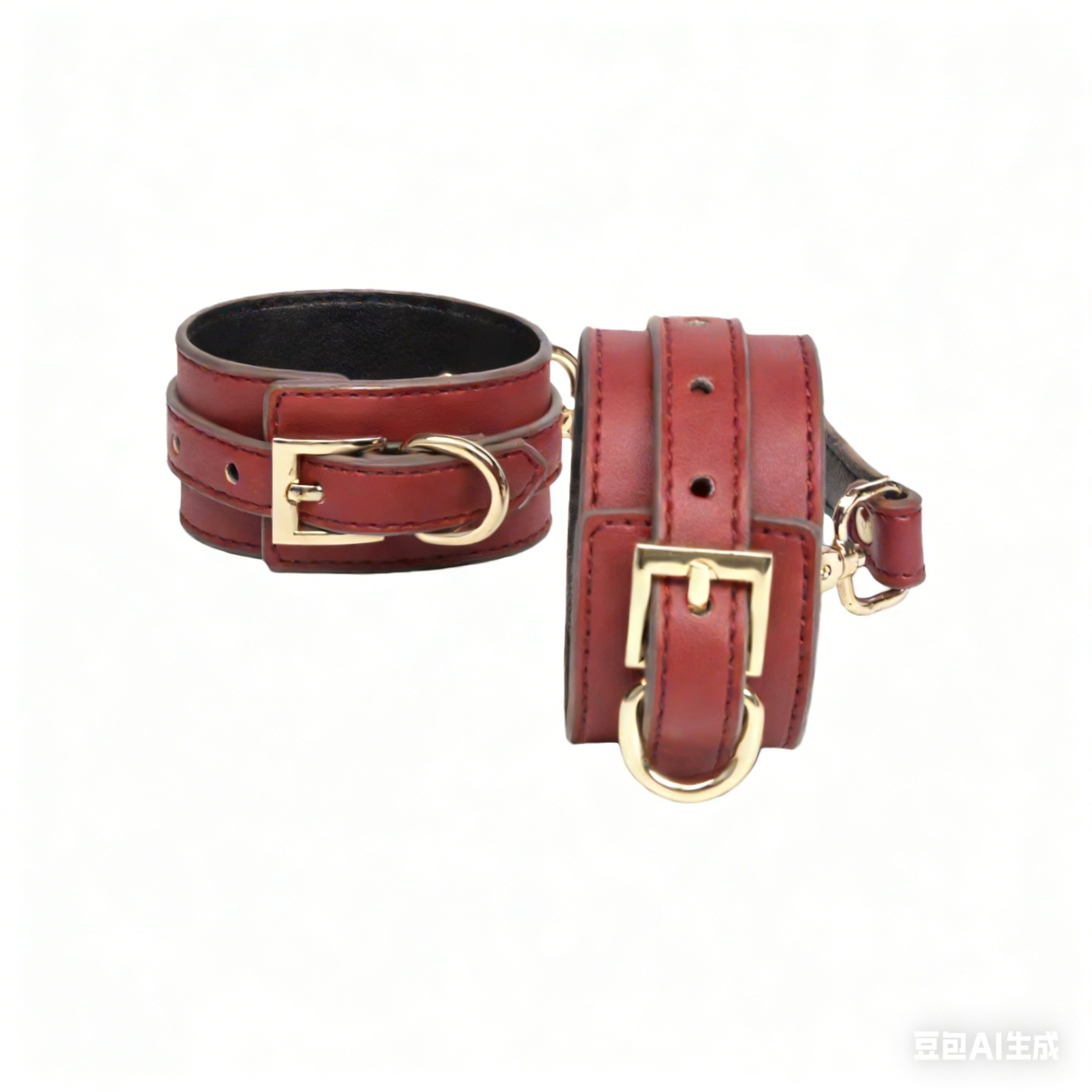 Luxefetters Wrist Cuffs with Connector Strap