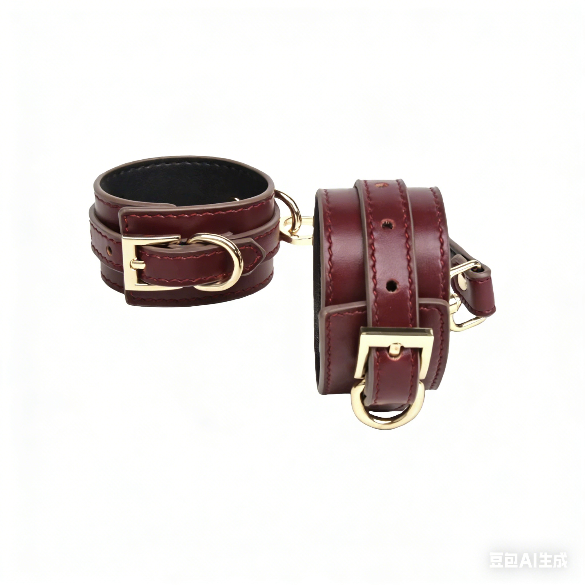 Luxefetters Wrist Cuffs with Connector Strap